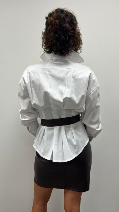 Camicia  Corsetto Bianca Extyn
