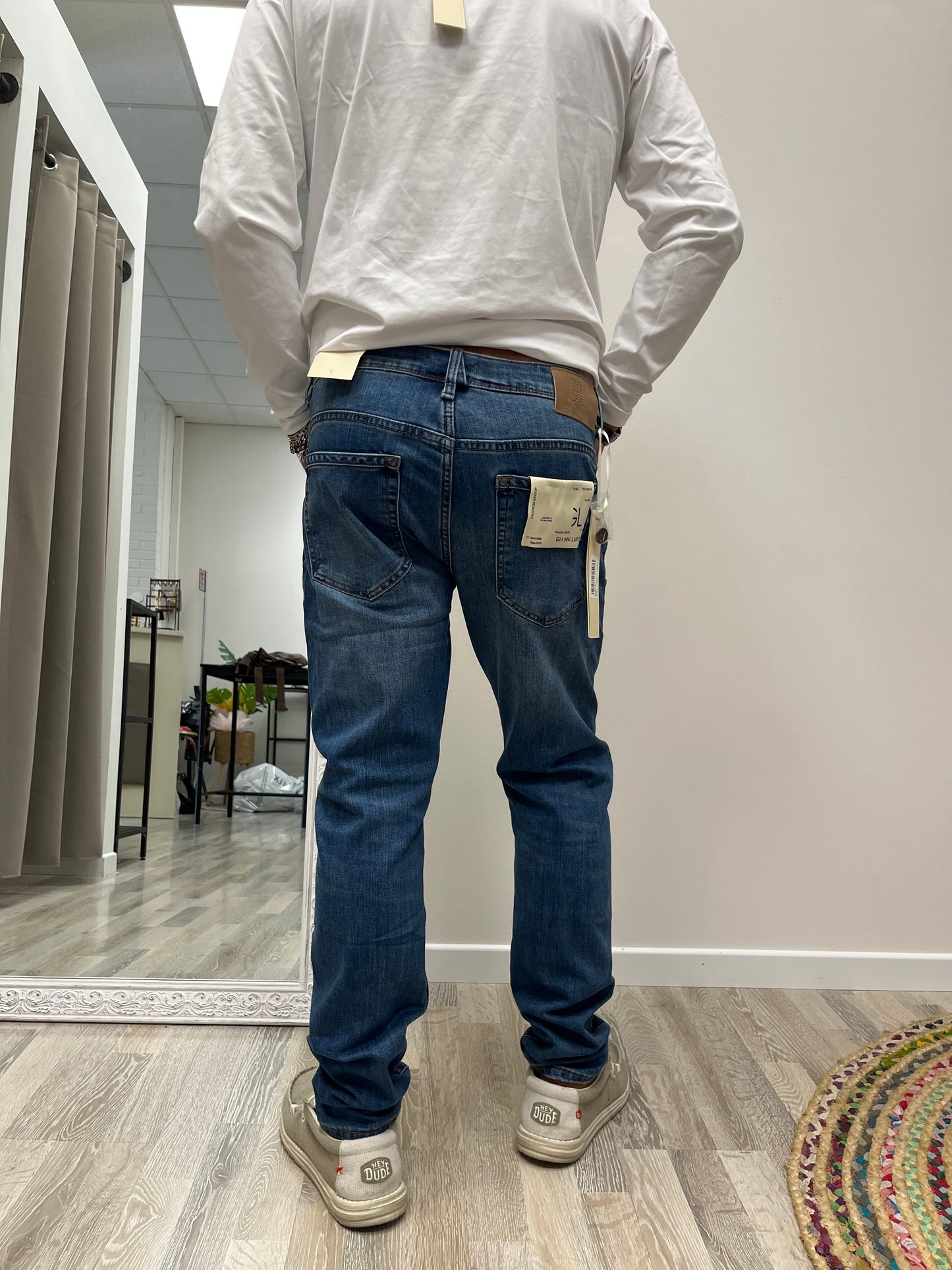 Gianni Lupo Jeans Skinny Uomo Modello Kevin