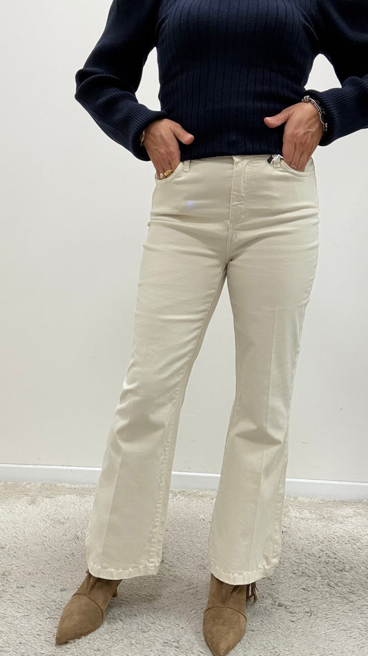 Pantaloni a trombetta Extasy burro