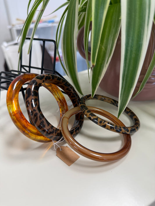 Bracciali in resina set da 4 animalier  Memoire