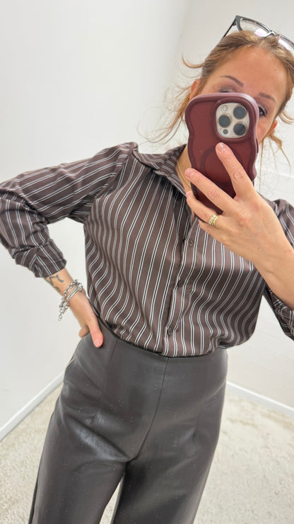Camicia righe moro Memoire