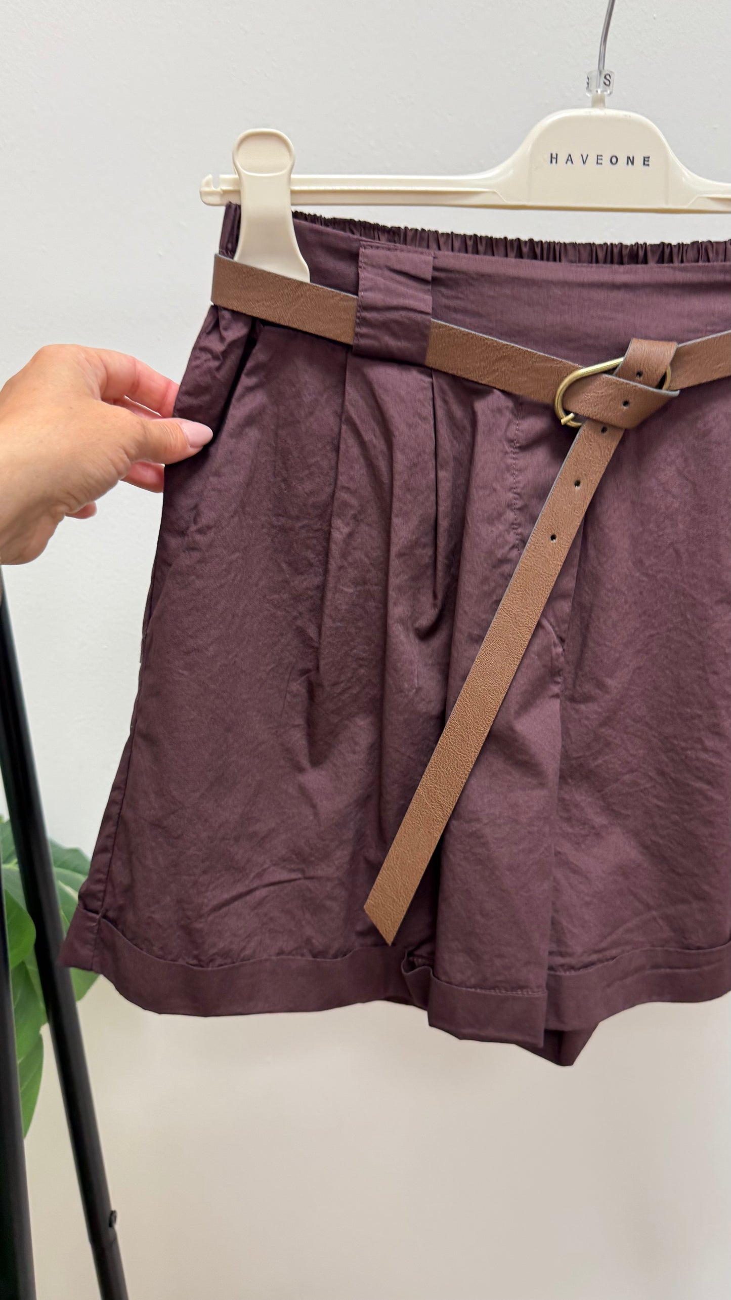 Shorts a Campana con Risvolto Fico HaveOne