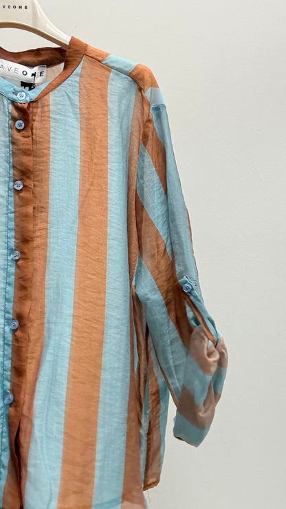 Camicia Riga azzurro tabacco HaveOne Art.CSV-Q422
