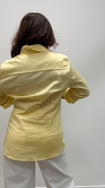 Camicia Avvitata Gialla Extasy