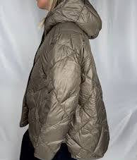 Piumino tortora trapuntato jjxx