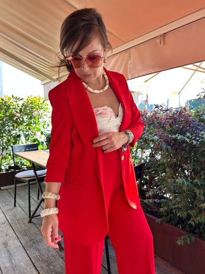 Susy Mix completo rosso in cady