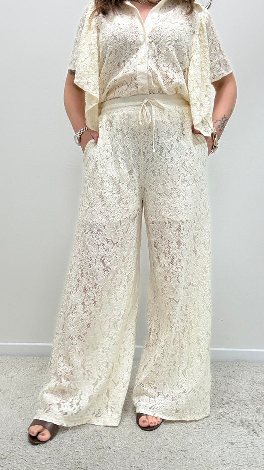 Pantalone Pizzo burro Susy Mix