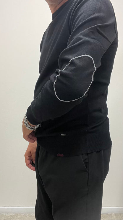 Maglia Girocollo Gianni Lupo Nera Art.GL35232