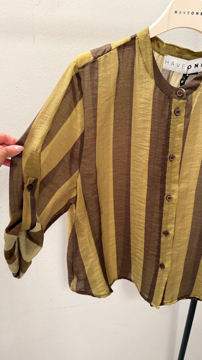 Camicia Riga olio e moro HaveOne Art.CVS-Q422