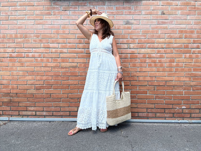 Abito pizzo a balze Susy Mix