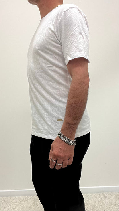 T-Shirt Bianco Mélange Gianni Lupo