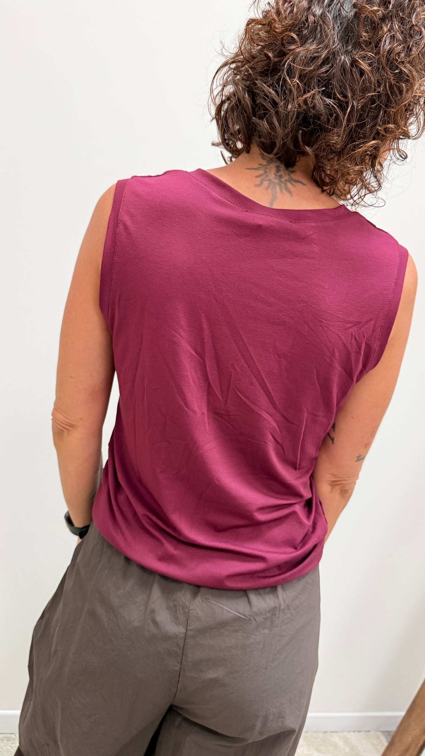 Canotta basic Extasy vino