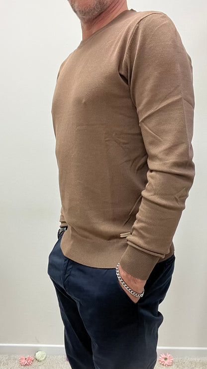 Maglia Girocollo Gianni Lupo Tabacco