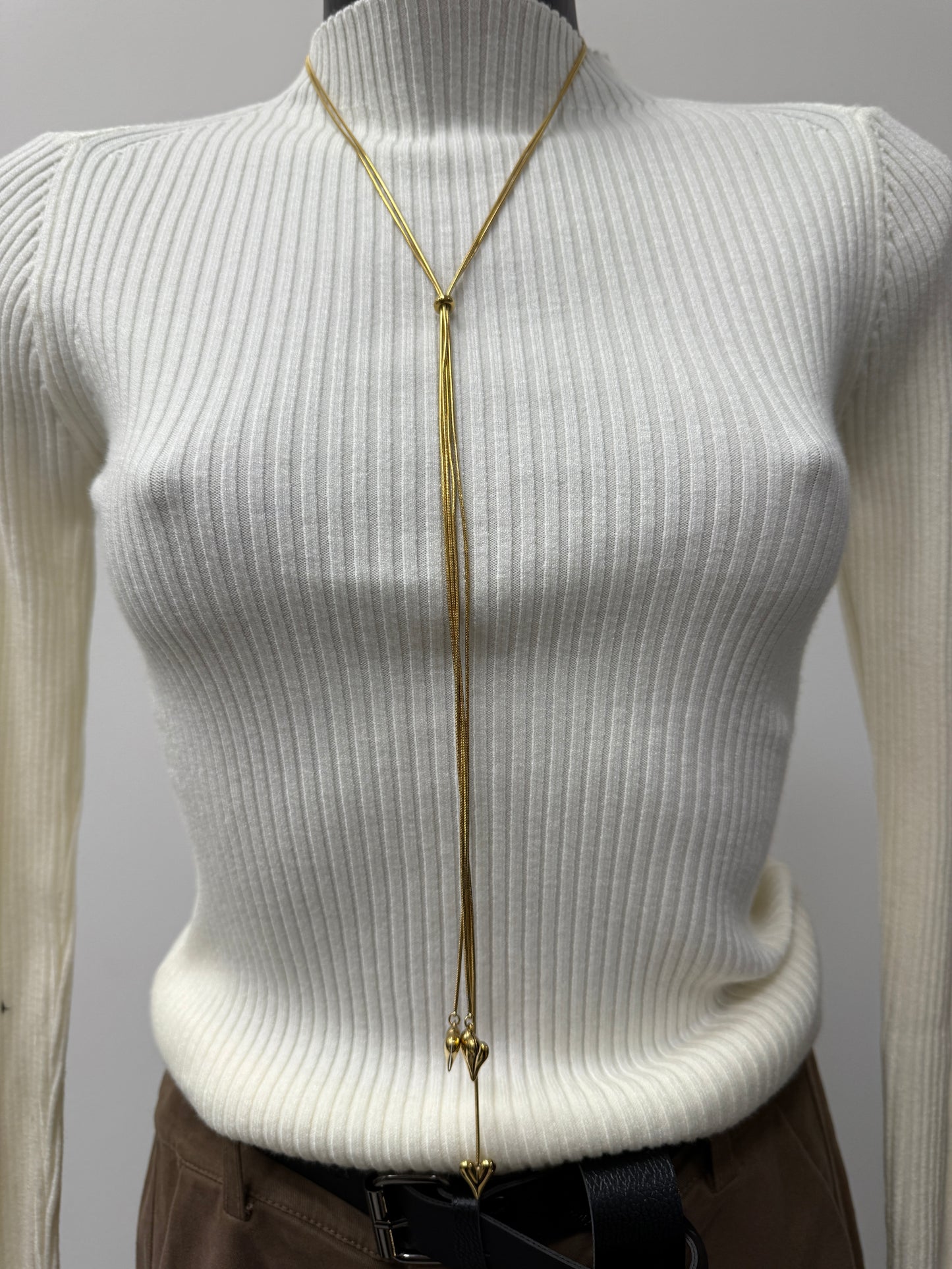 Collana saliscendi cuori Memoire