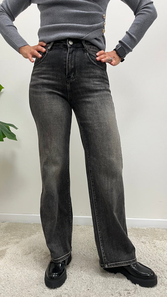 Jeans dritto grigio Extasy art.SA7663