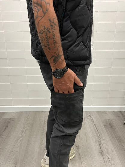 Pantalone Cargo Slim Fit Dark Grey Gianni Lupo