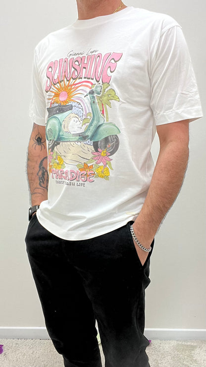 T-Shirt Girocollo con stampa Gianni Lupo