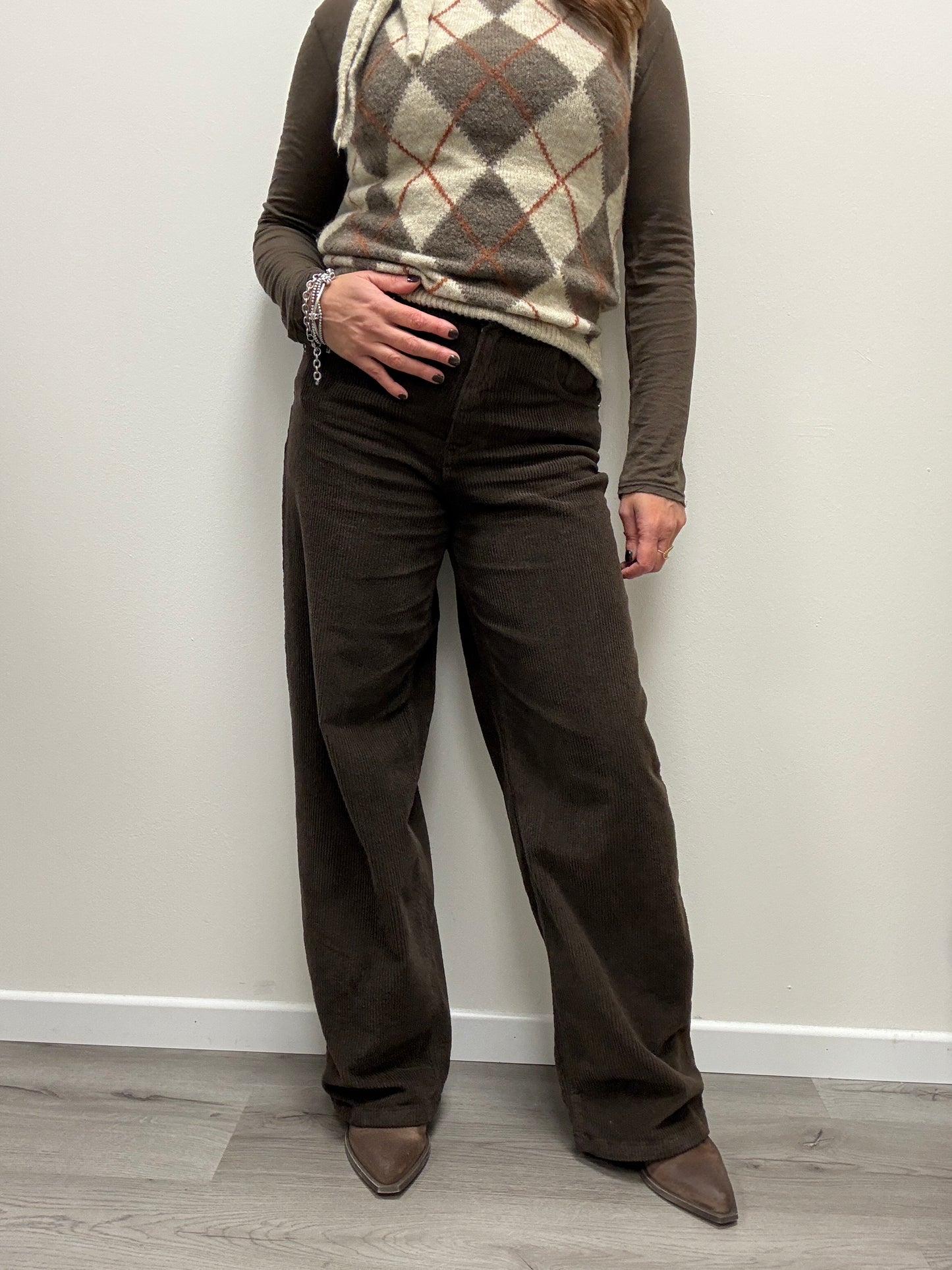 Pantalone Bella Moro in Velluto Haveone