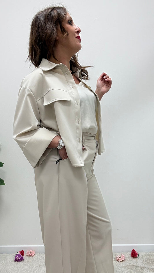 PREORDINE Camicia scatola Extasy sabbia