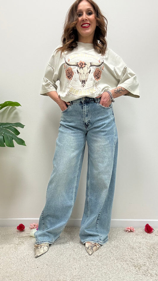 Jeans wide leg Extasy