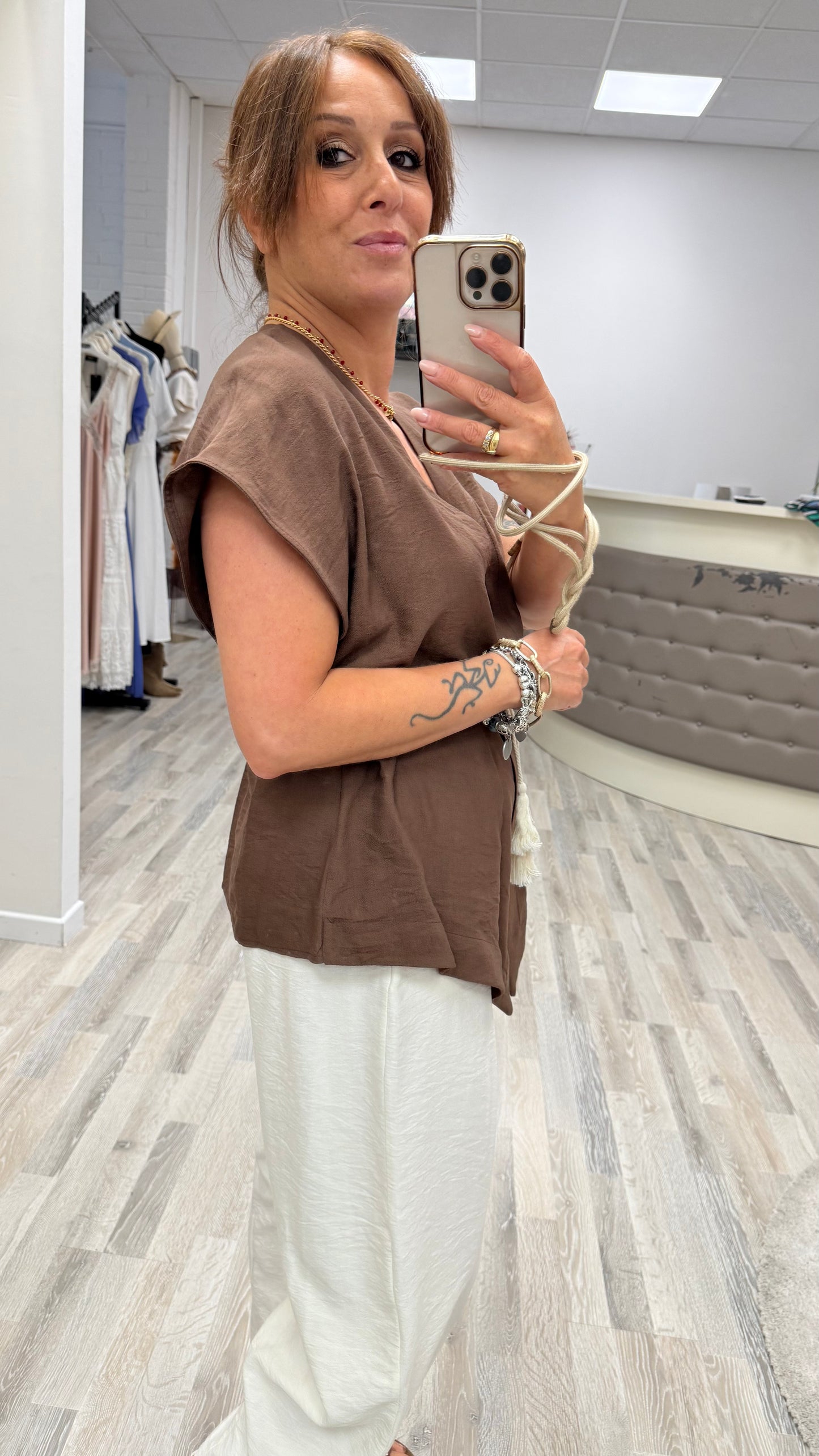 Kimono con cintura moro Extasy