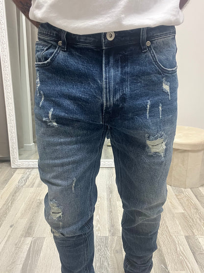 Gianni Lupo Jeans con Rotture Uomo Modello Bruce