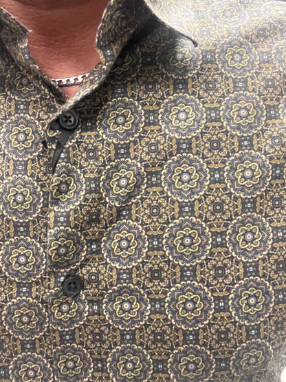 Camicia Fantasia Geometrica Uomo Gianni Lupo