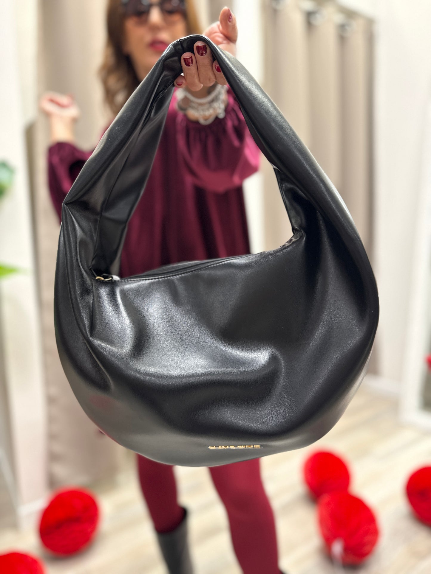 Borsa mezza luna grande Haveone