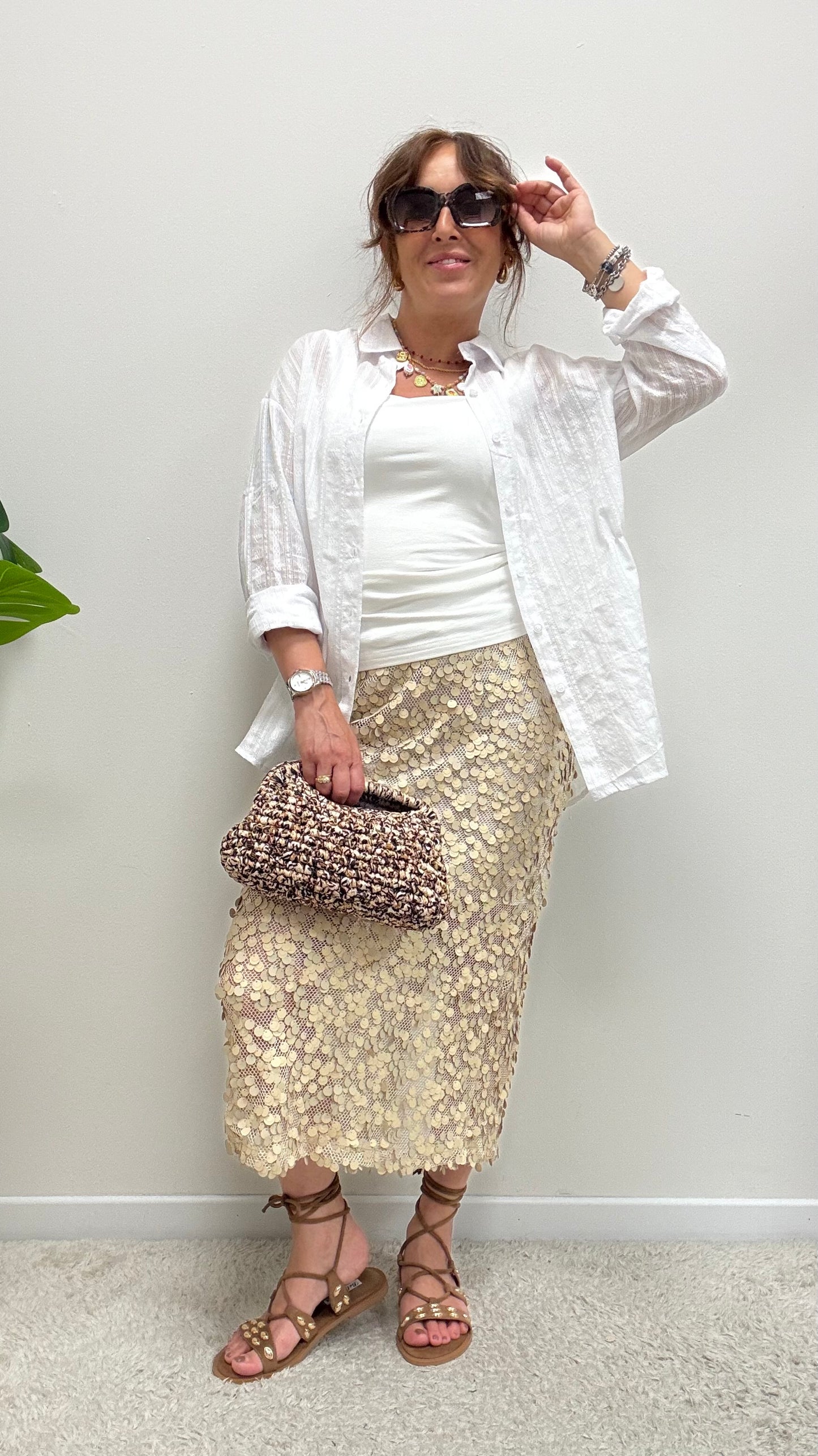 Camicia tessuto lavorato Extasy