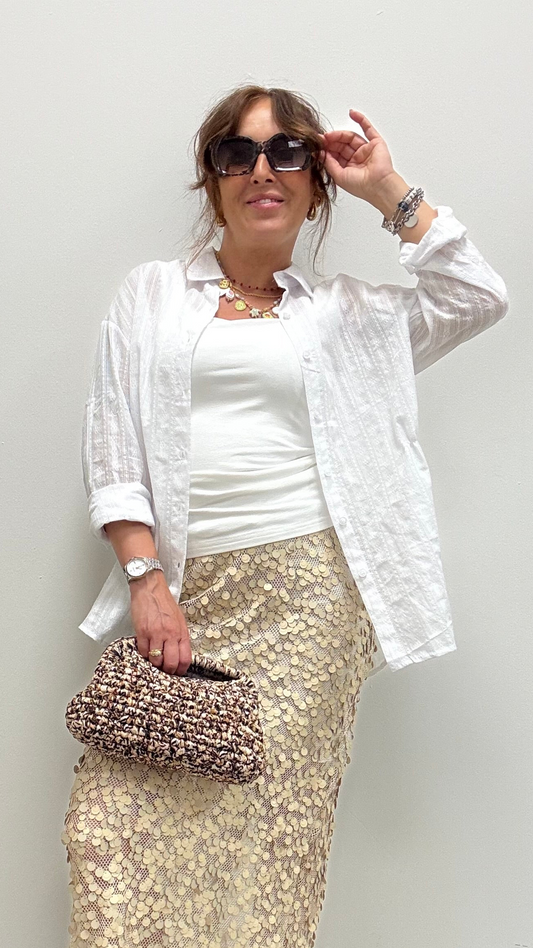 Camicia tessuto lavorato Extasy