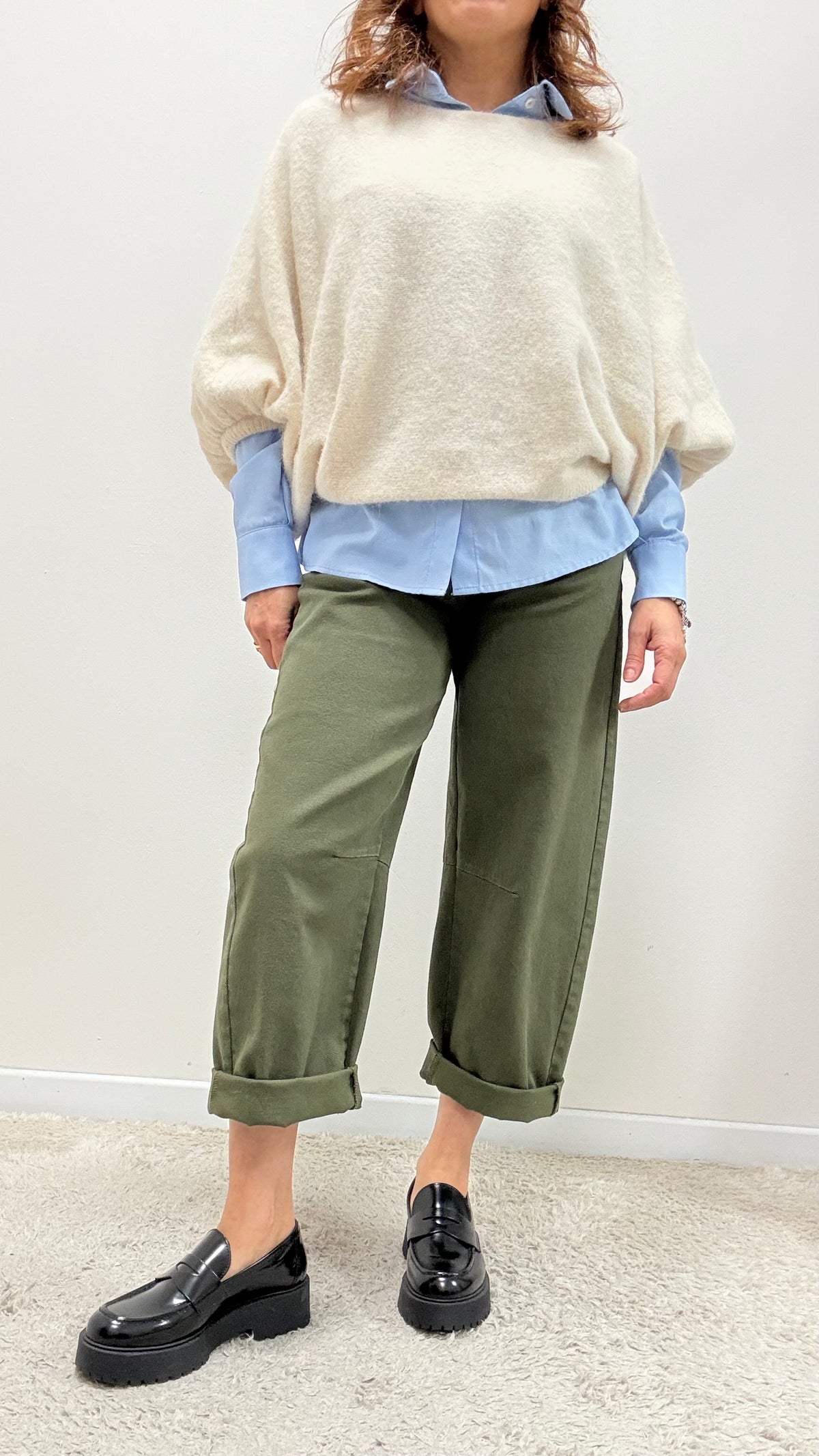 Pantalone Motel Balloon Verde Militare Art.PA5184