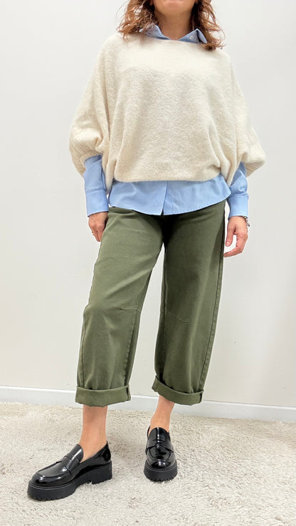 Pantalone Motel Balloon Verde Militare Art.PA5184