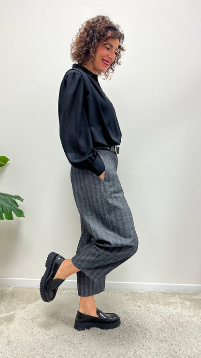 Pantalone baloon con cintura Extasy spigato