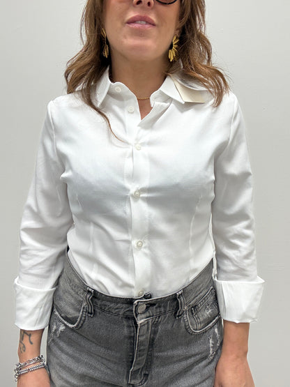 Camicia Oxford Slim Fit Kiki Six bianco