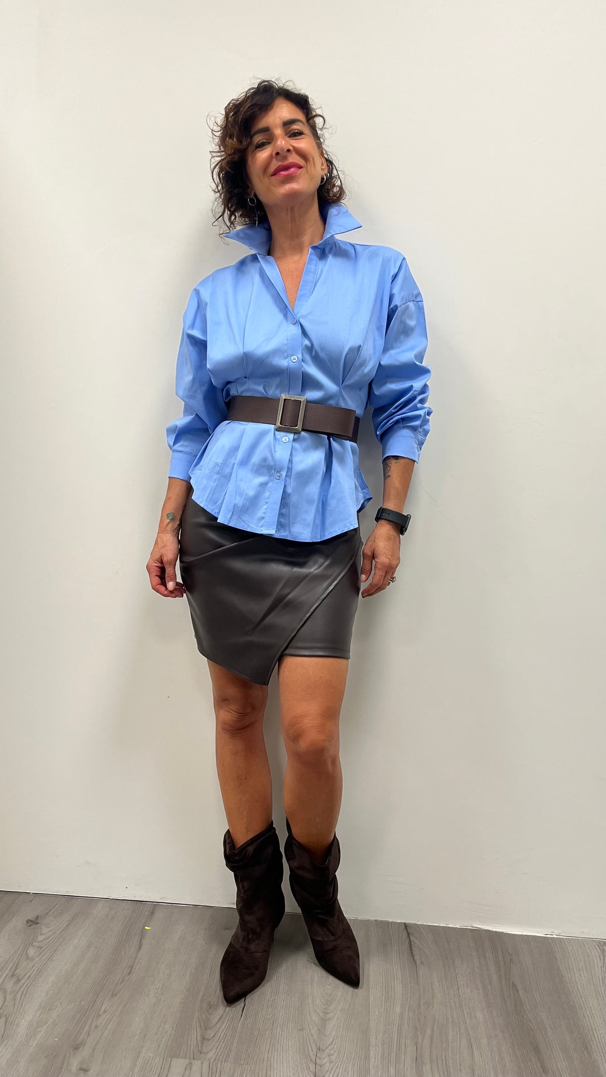 Camicia  Corsetto Azzurra Extyn