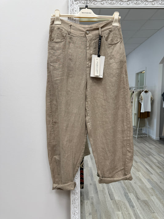 Pantalone baloon lino Haveone