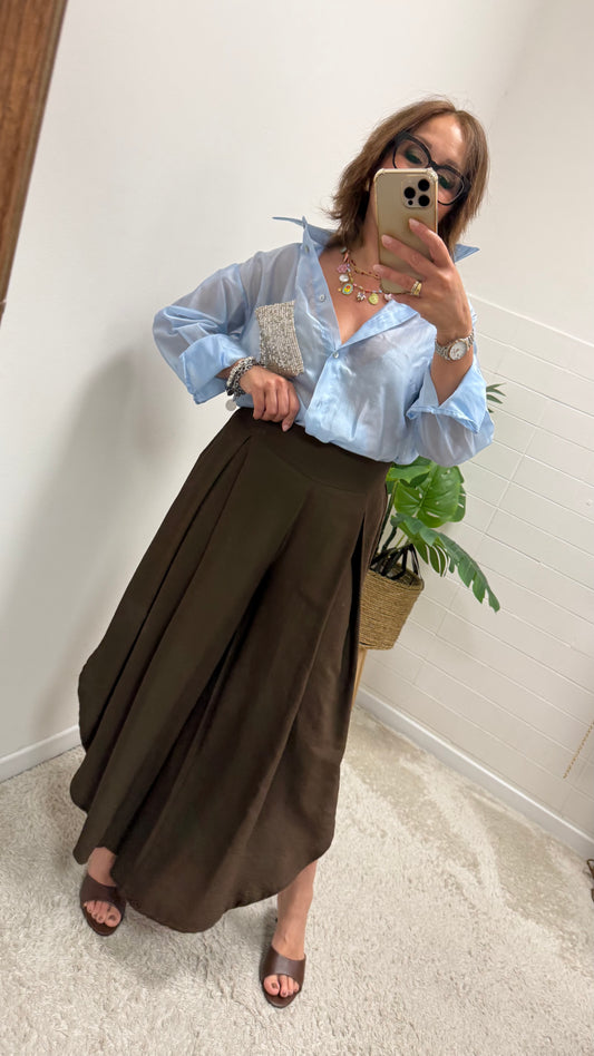 Pantaloni leggeri Aladin Memoire Nero