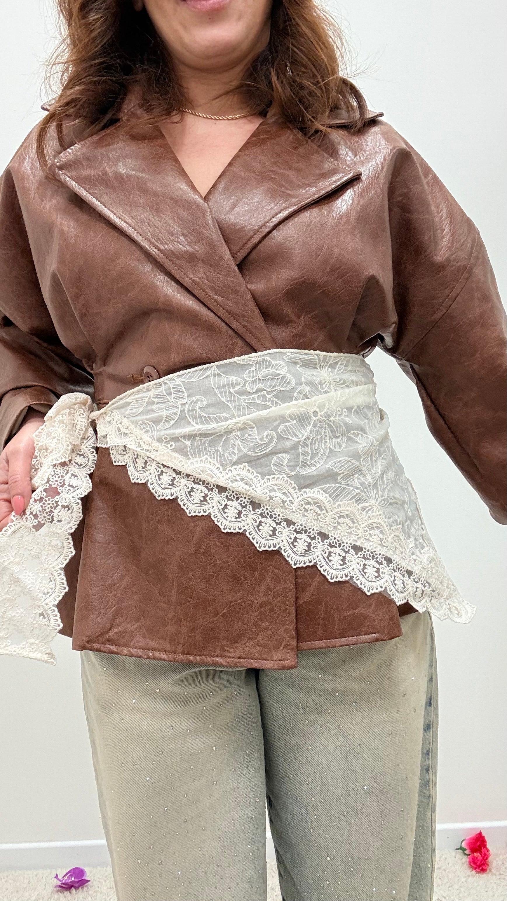 Bandana pizzo burro Memoire