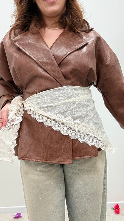 Bandana pizzo burro Memoire