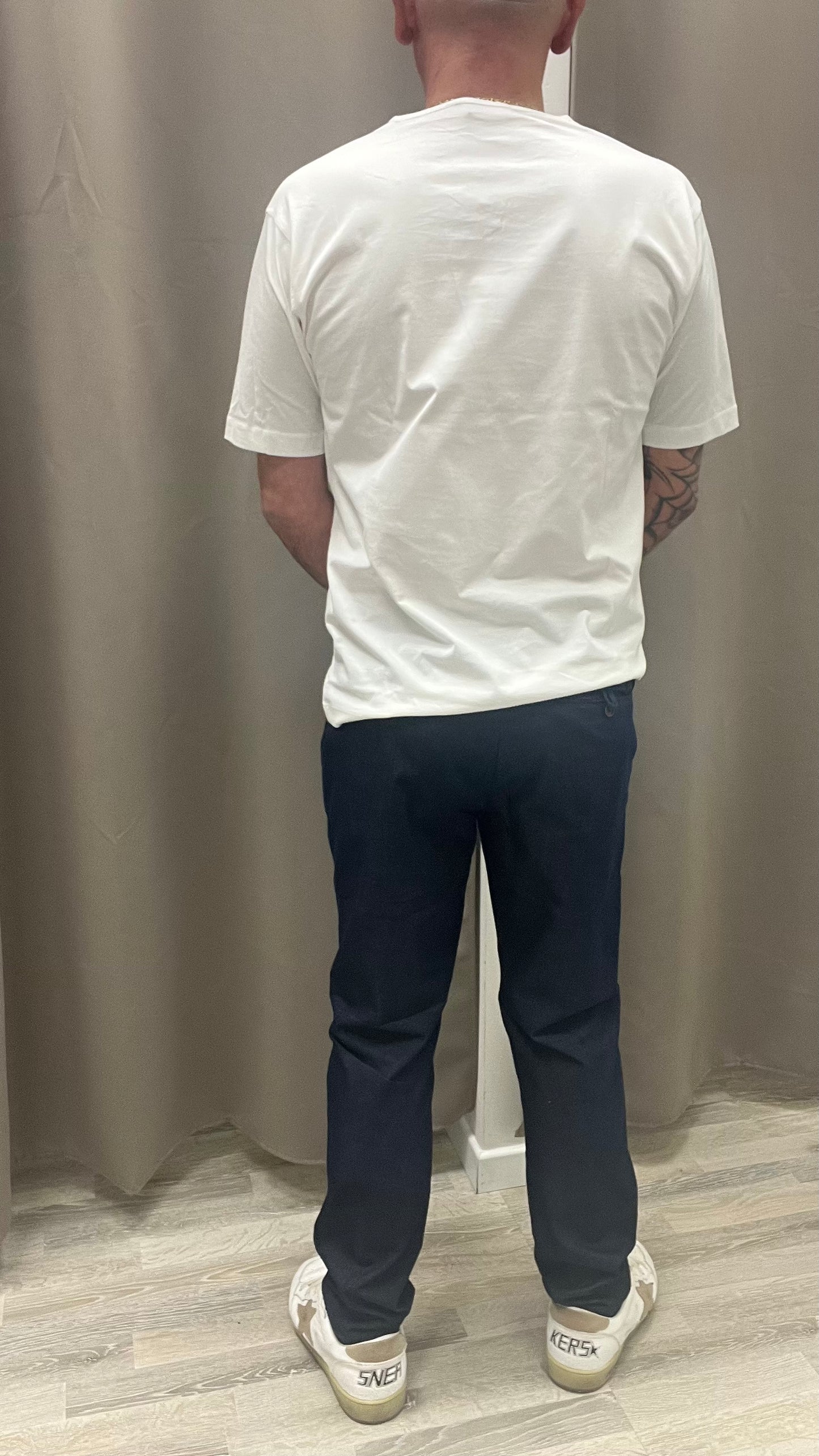 Pantalone Chinos Jeans Blu Gianni Lupo