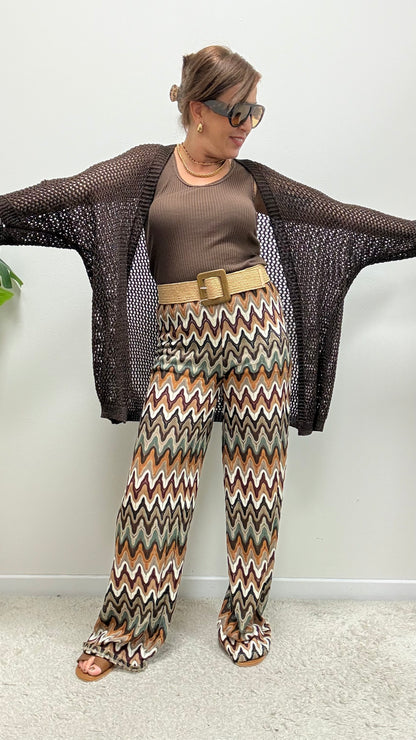 Cardigan traforato Moro Extasy