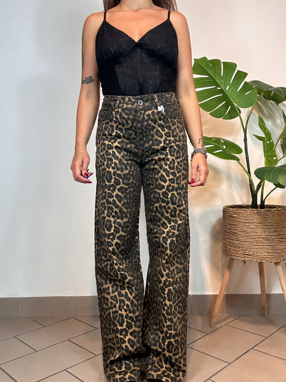 Pantalone Animalier Susy Mix