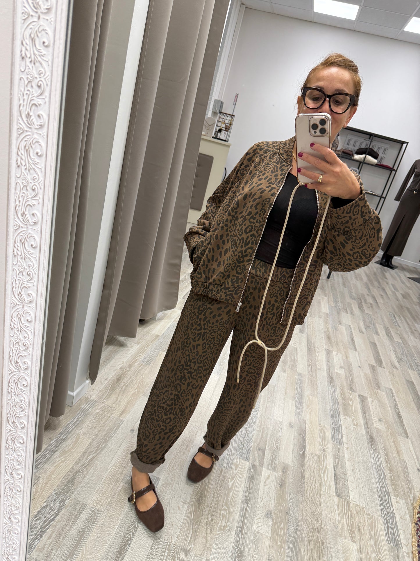 Susy Mix Felpa Maculata con Zip
