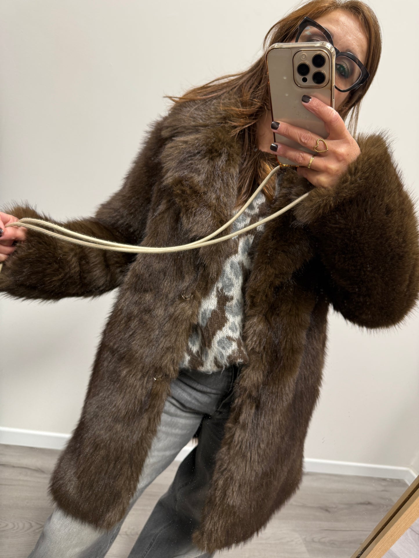 Pelliccia eco moro midi Haveone