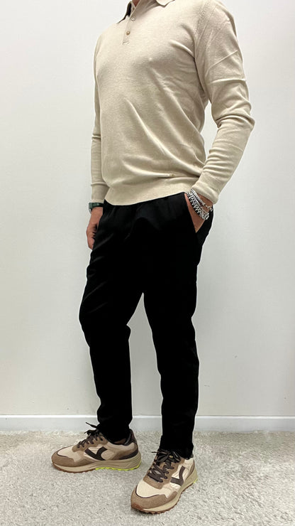 Pantalaccio Mod. Leonard Gianni Lupo Nero Art.GL5107BD