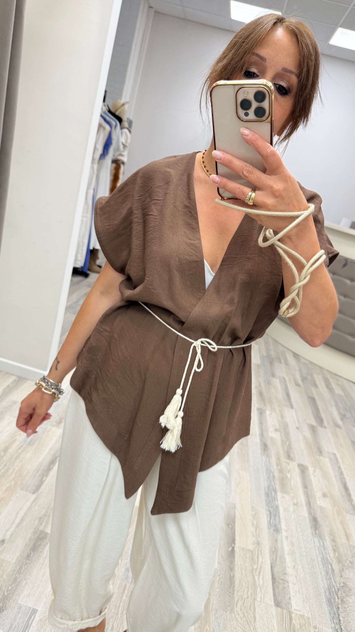 Kimono con cintura moro Extasy
