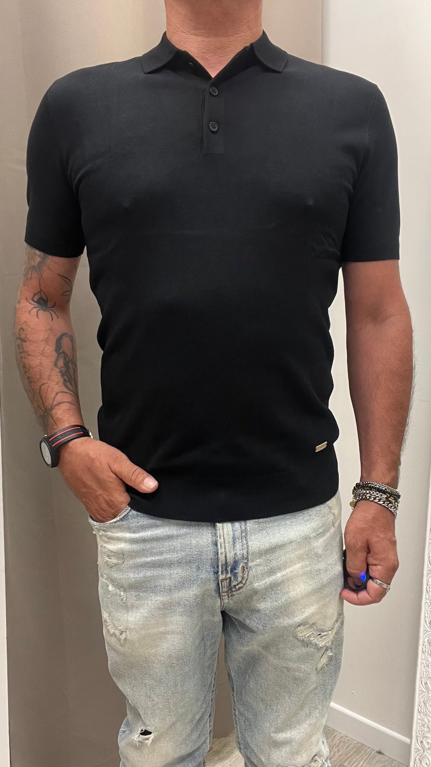 Polo in Filo Nera Gianni Lupo