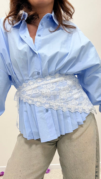 Bandana pizzo bianco latte Memoire