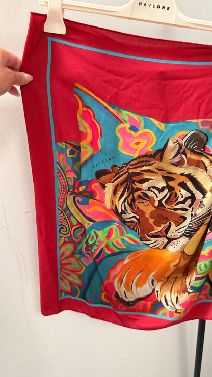 Gonna pareo corta tigre india Haveone art. GVS-Q239