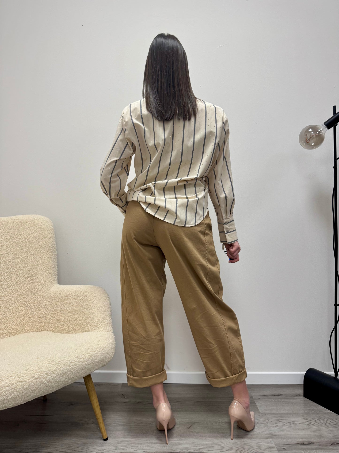 Pantaloni stellina ovetto Susy Mix cammello